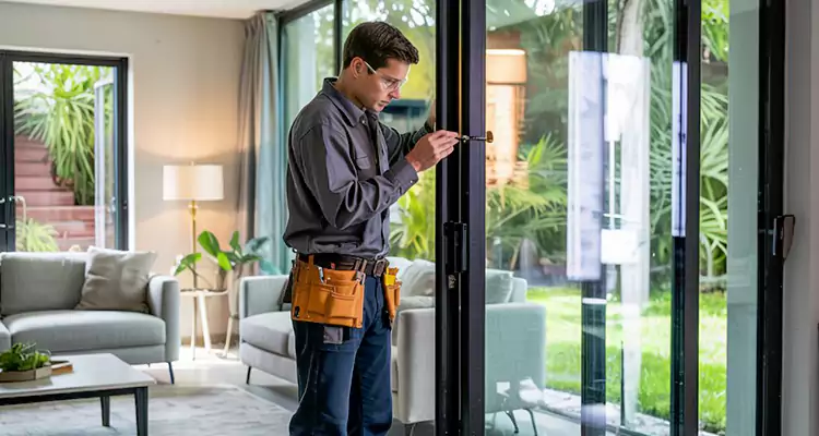 Sliding Door Jamb Lock Repair in North Lauderdale, FL